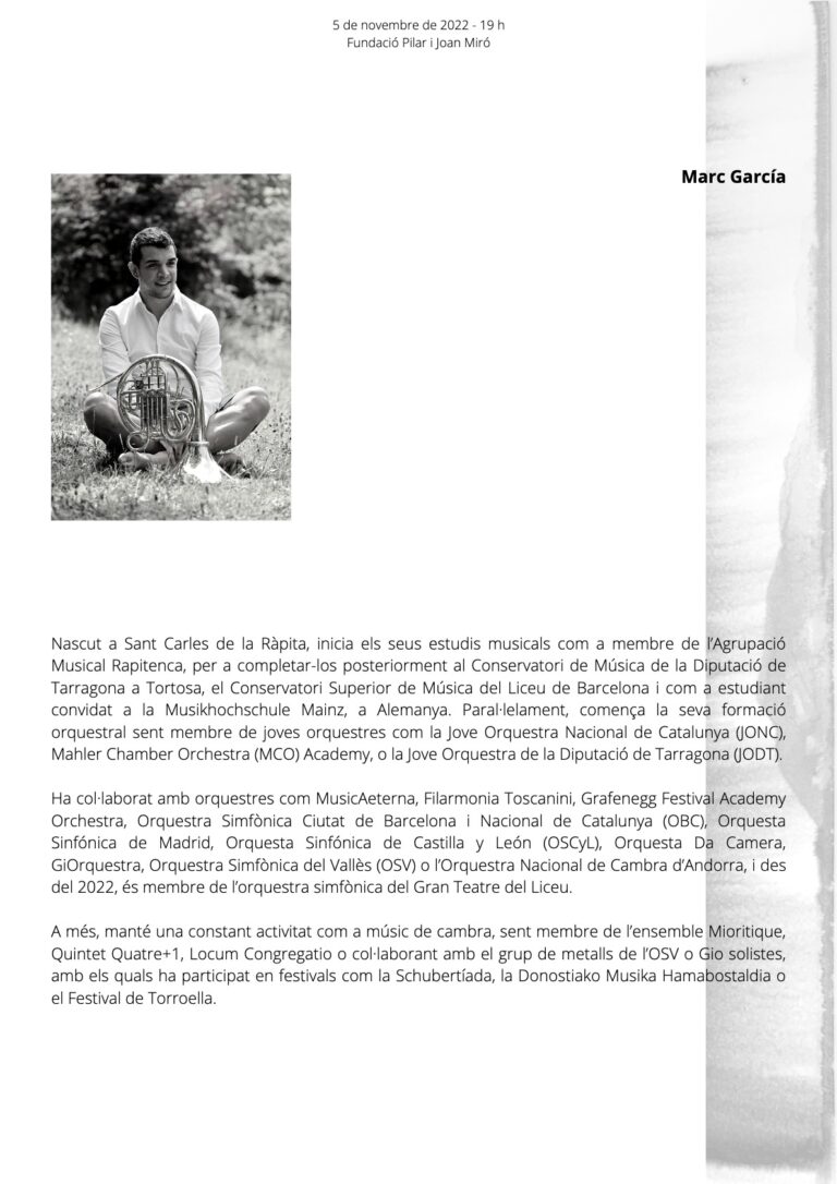 Marc García, trombó