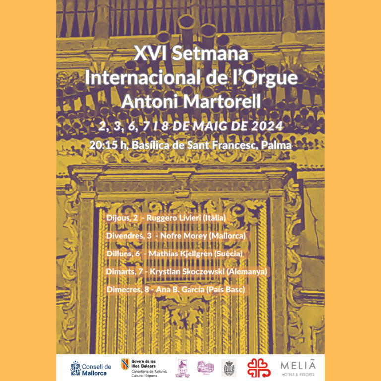 xvi setmana internacional de l'orgue 2024
