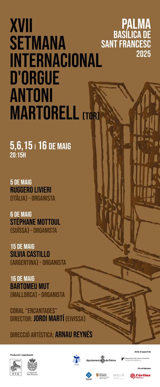 XVII Setmana Internacional de l'Orgue Antoni Martorell