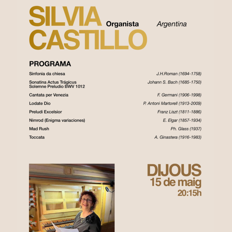 Sílvia Castillo, organista