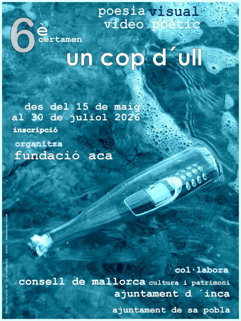 6è Concurs de poesia visual i vídeo poètic Un Cop d'Ull