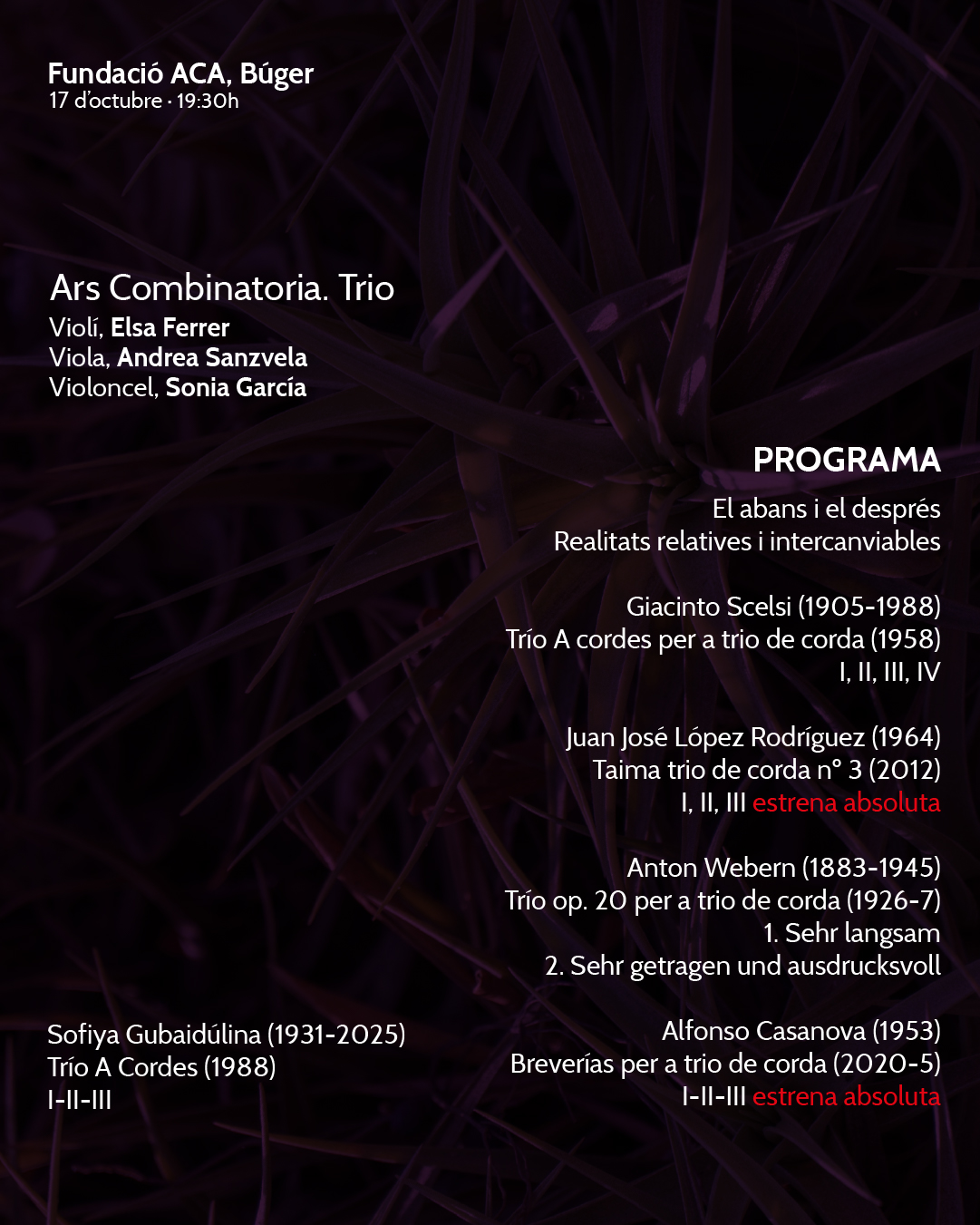 Ars combinatoria. Trio