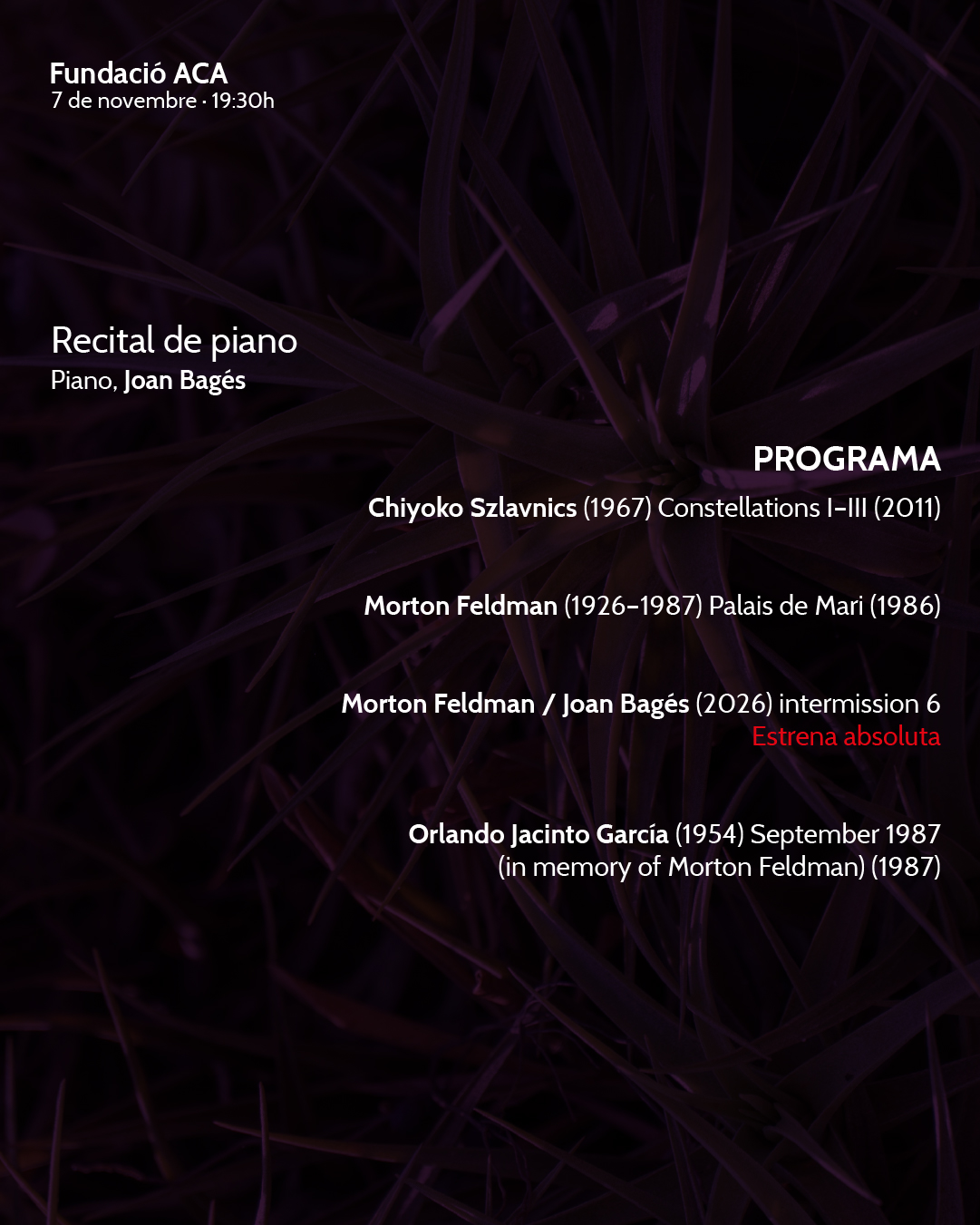 Programa Joan Bagès